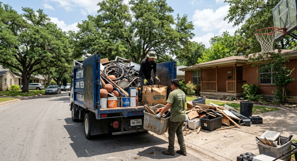Affordable junk hauling Austin Texas