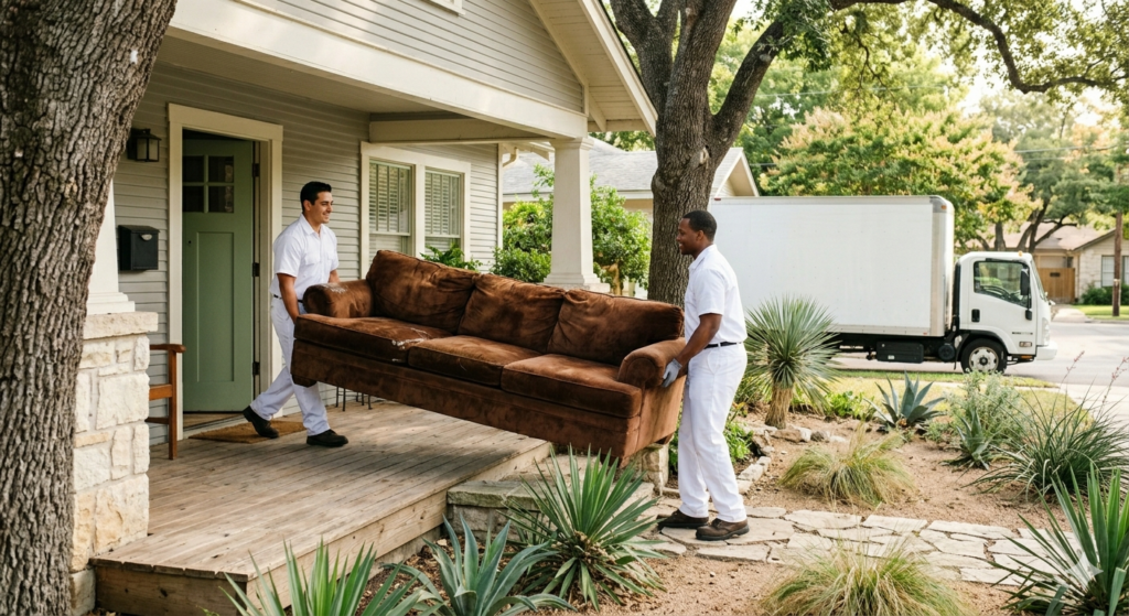 South Austin business junk hauling and cleanup service