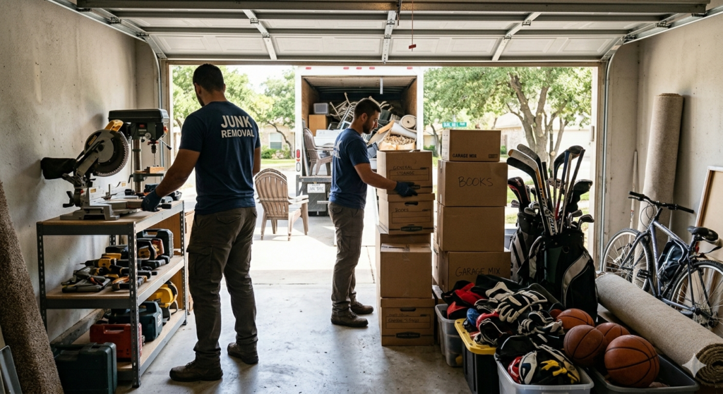 Business waste hauling and cleanup service in Oak Hill