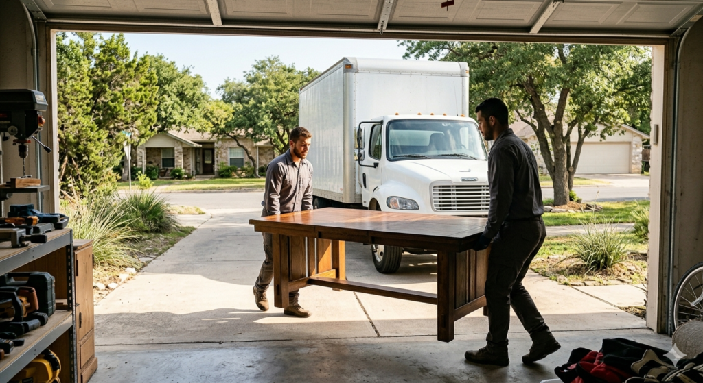 Old furniture pickup and disposal in Oak Hill