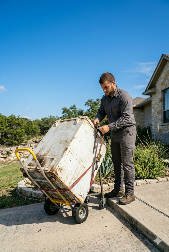 Doorstep garbage collection service in Oak Hill