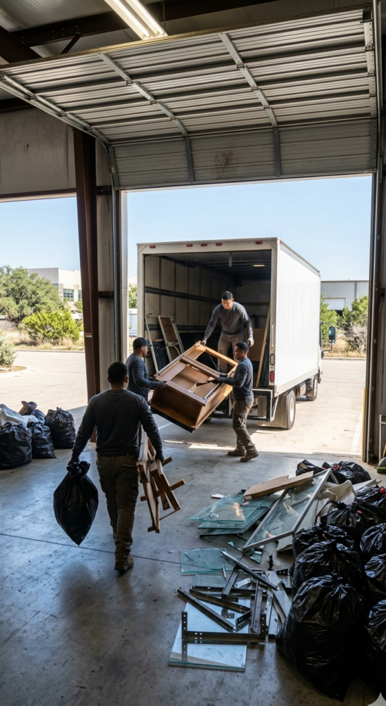 Menchaca appliance removal and recycling