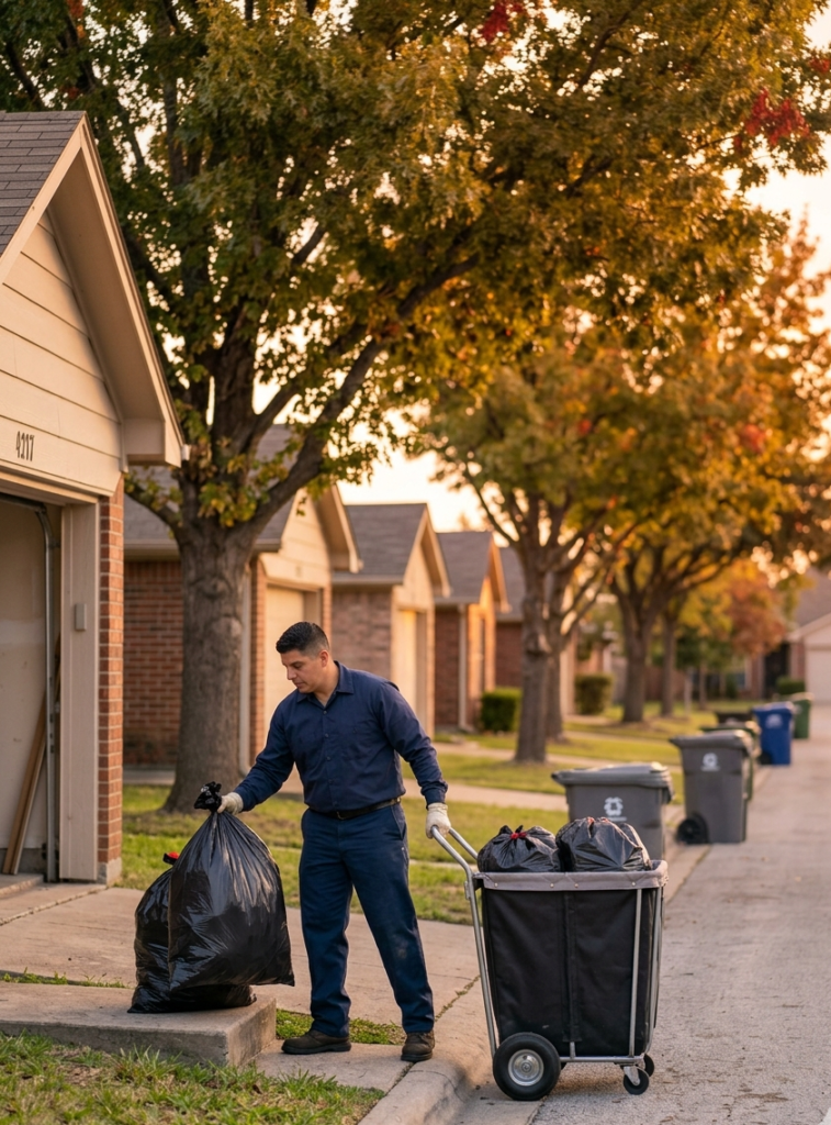 Cherry Creek valet trash pickup service