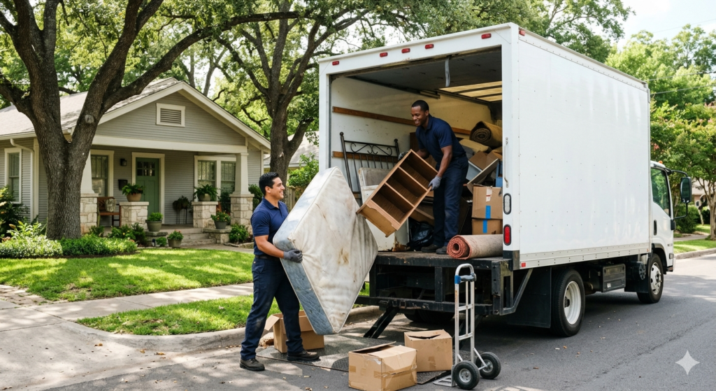South Austin home junk pickup and debris removal service