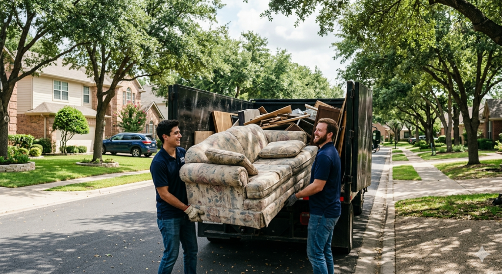 Bulky furniture hauling service in Shady Hollow
