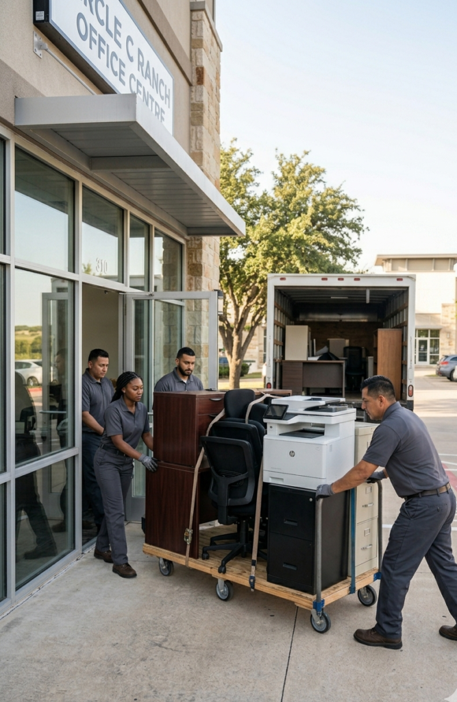 Circle C Ranch office clean-out and junk hauling