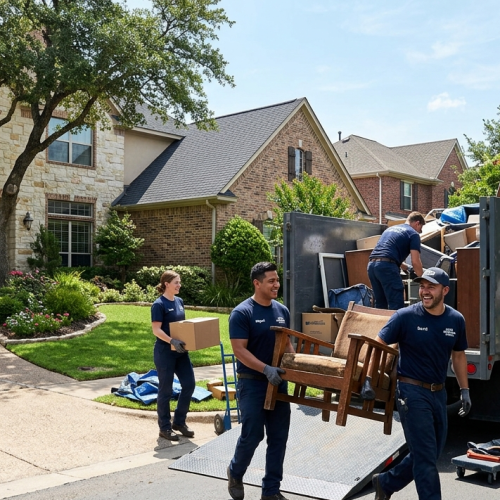 Circle C Ranch residential junk hauling and cleanup