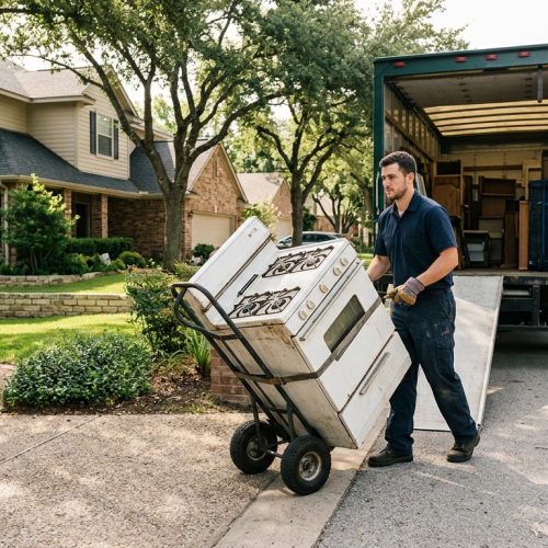 Garage junk removal service in Shady Hollow