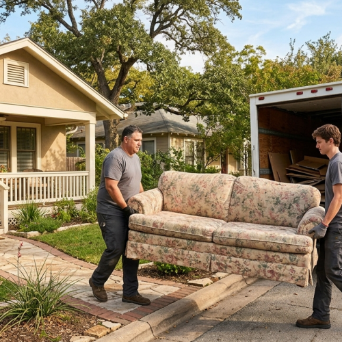 Garage decluttering service in Sunset Valley